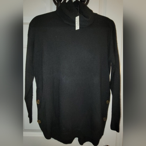 Madewell Crestland Side-Button Turtleneck Tunic Sweater XS NWT - Picture 8 of 8